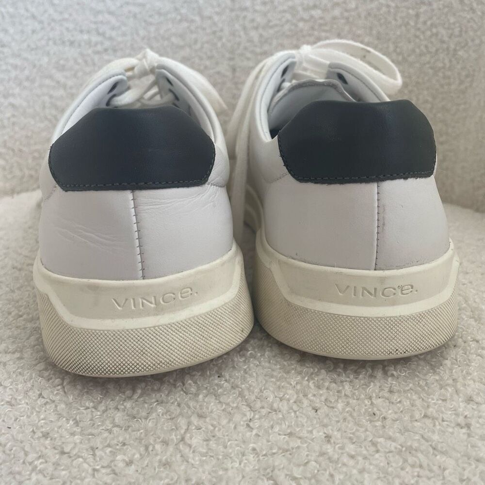 Vince Brady Sneaker Men’s White Leather $225 8 41 - Picture 5 of 10